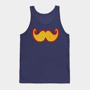 Colorful Mustache Tank Top